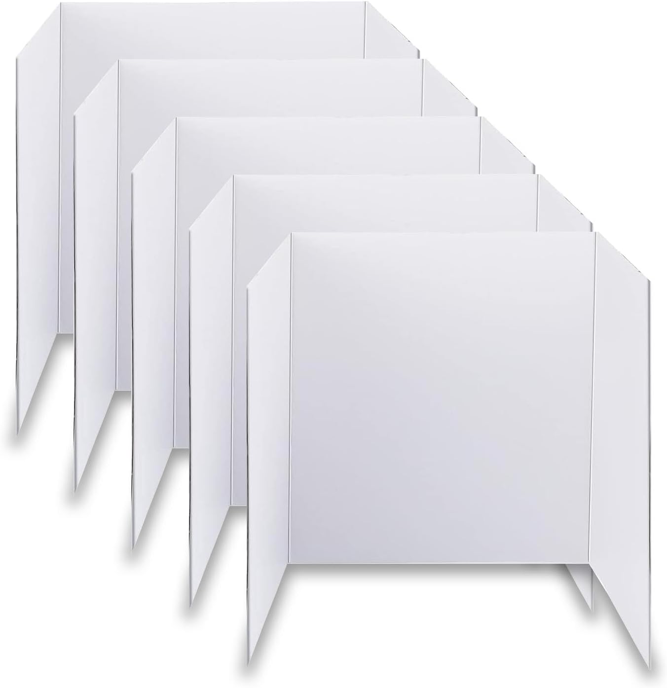 Science Project - Trifold Poster Board 24x16 Inch 5-Pack