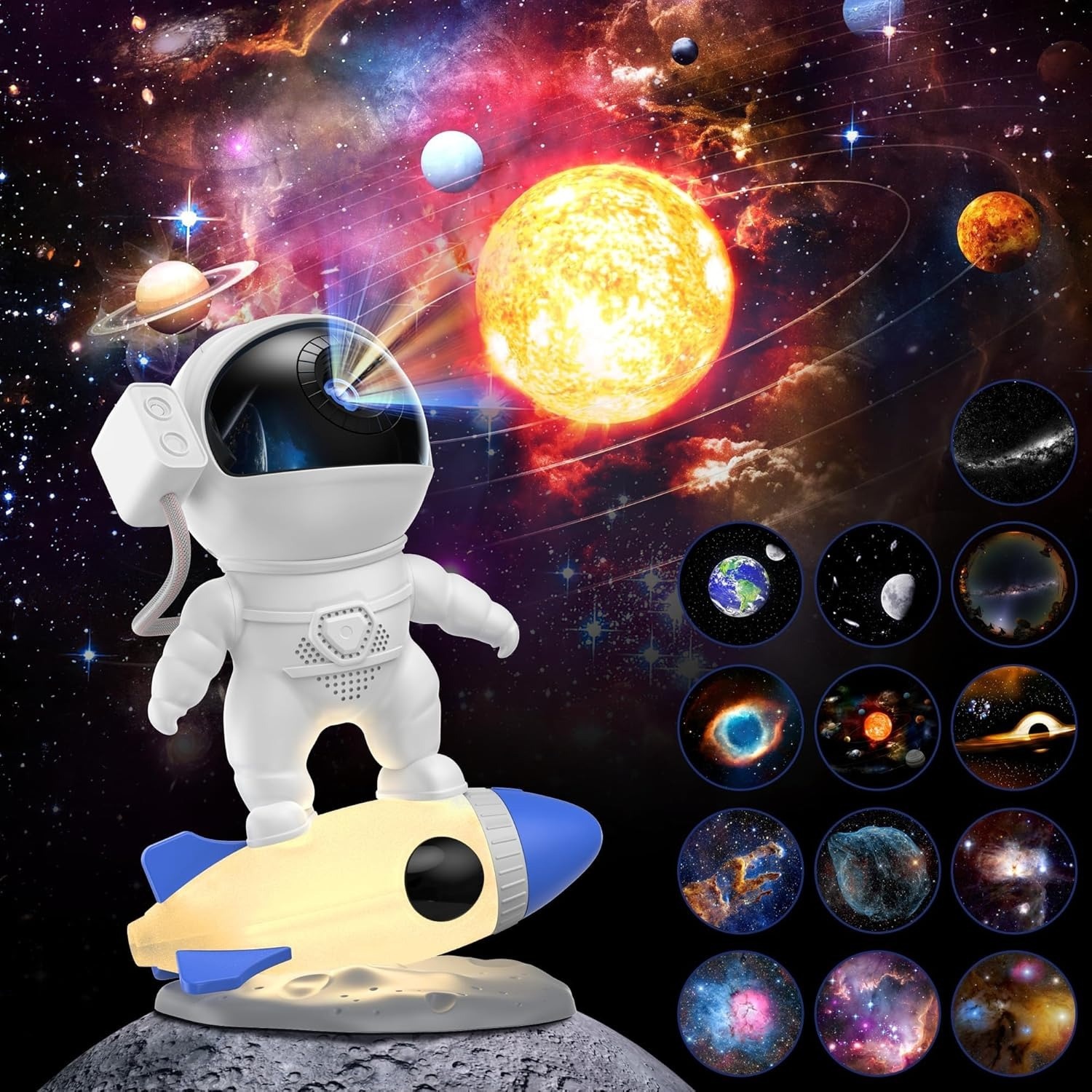 Planetarium Projector Home - Astronaut Starry Sky Projector Night Light