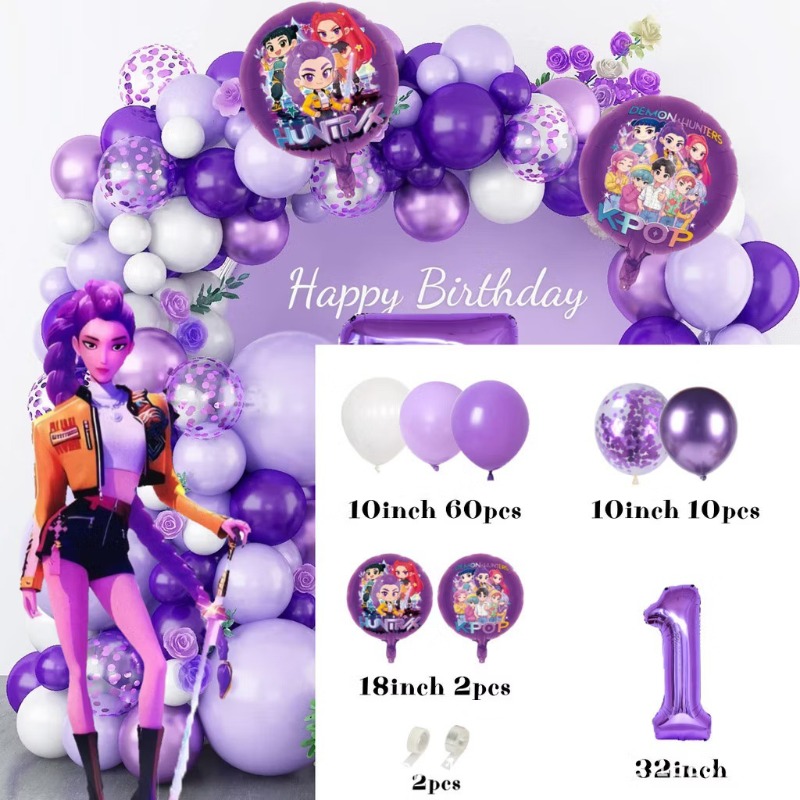 K-Pop Birthday Party Decoratio - Science Of Happiness reseña y precio