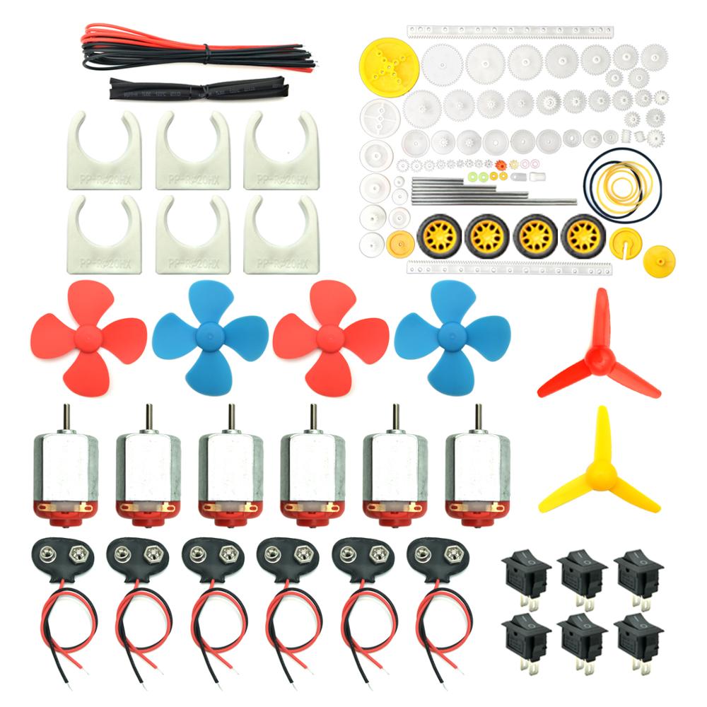 6 Set Motors Kit, Mini Electri - Hobby Is Science reseña y precio