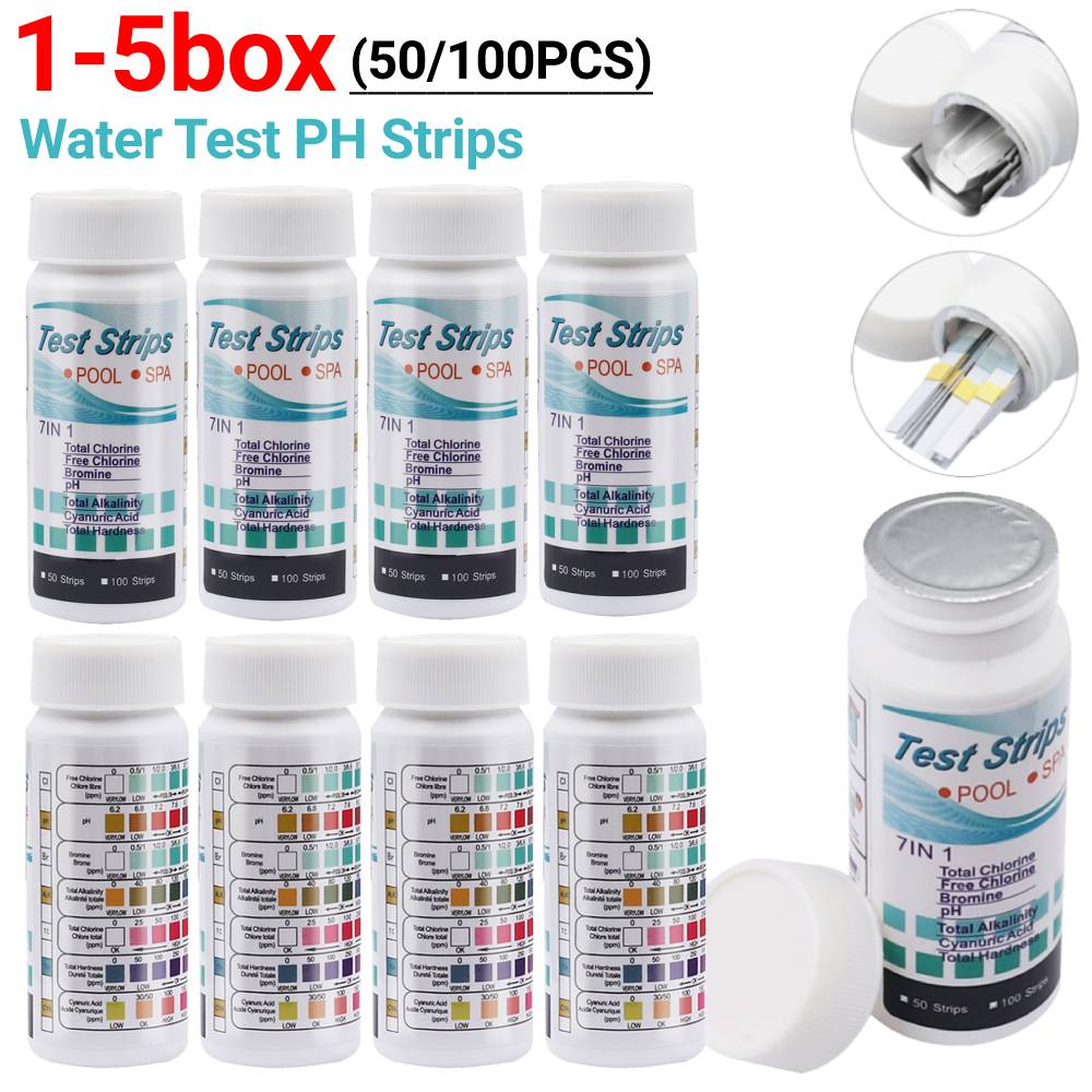 50/100PCS Water Test PH Strips - Ph Strip Test reseña y precio