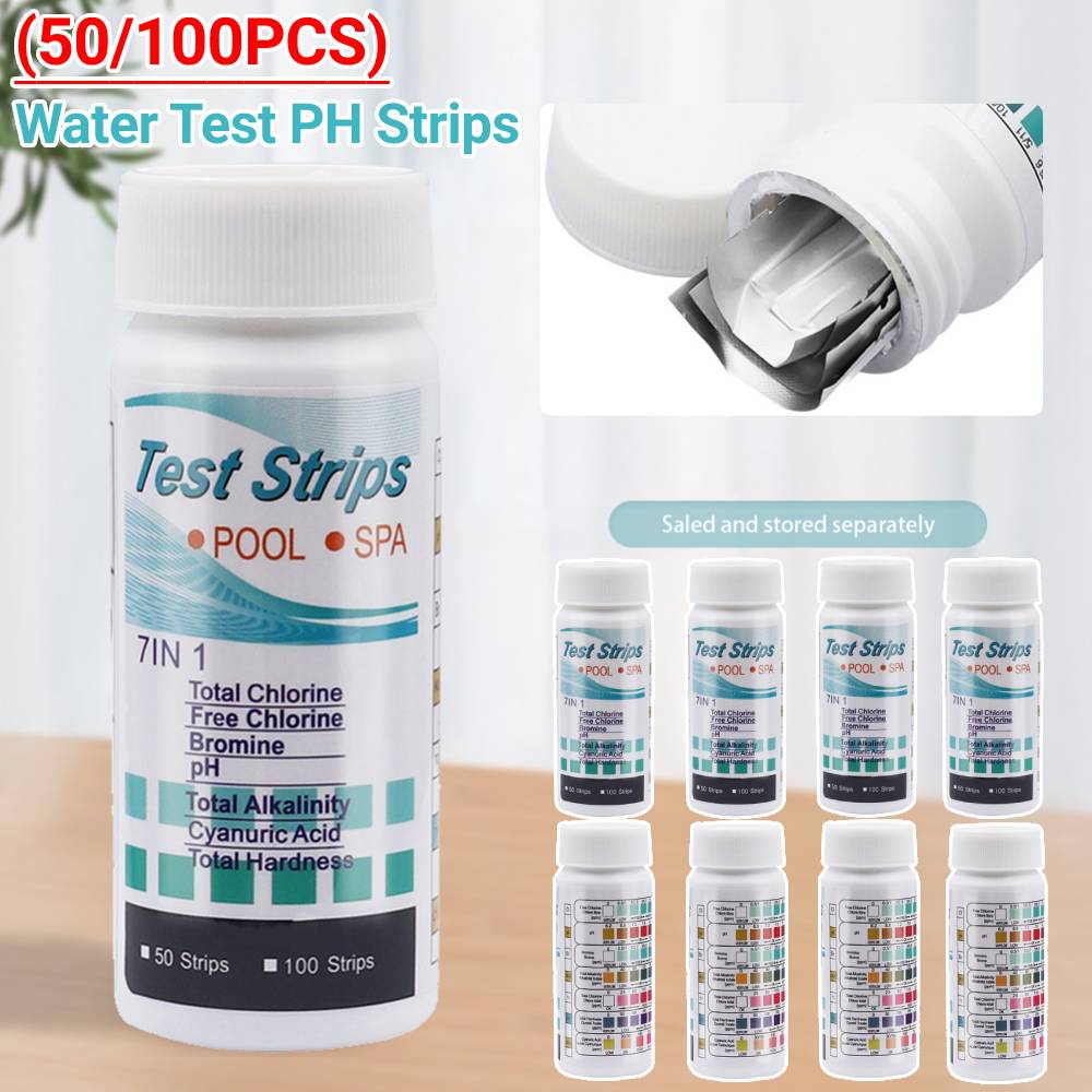 50/100PCS Water Test PH Strips - Ph Strip Test reseña y precio