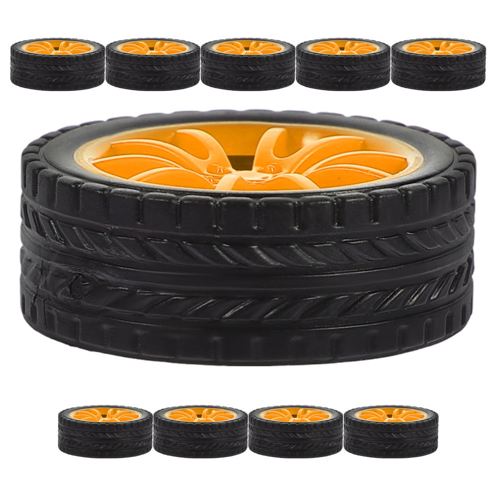 10Pcs Rubber Car Wheels Stable - Science Project Diy reseña y precio