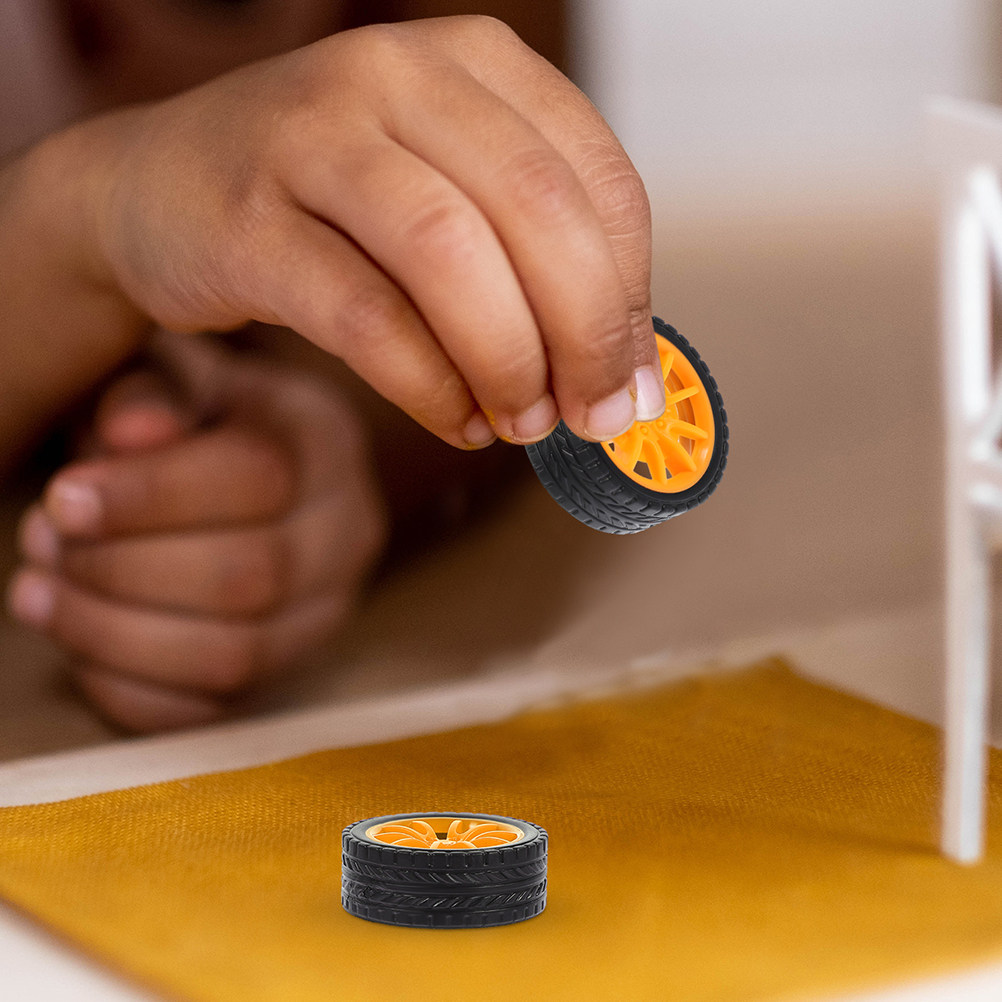 10Pcs Rubber Car Wheels Stable - Science Project Diy reseña y precio