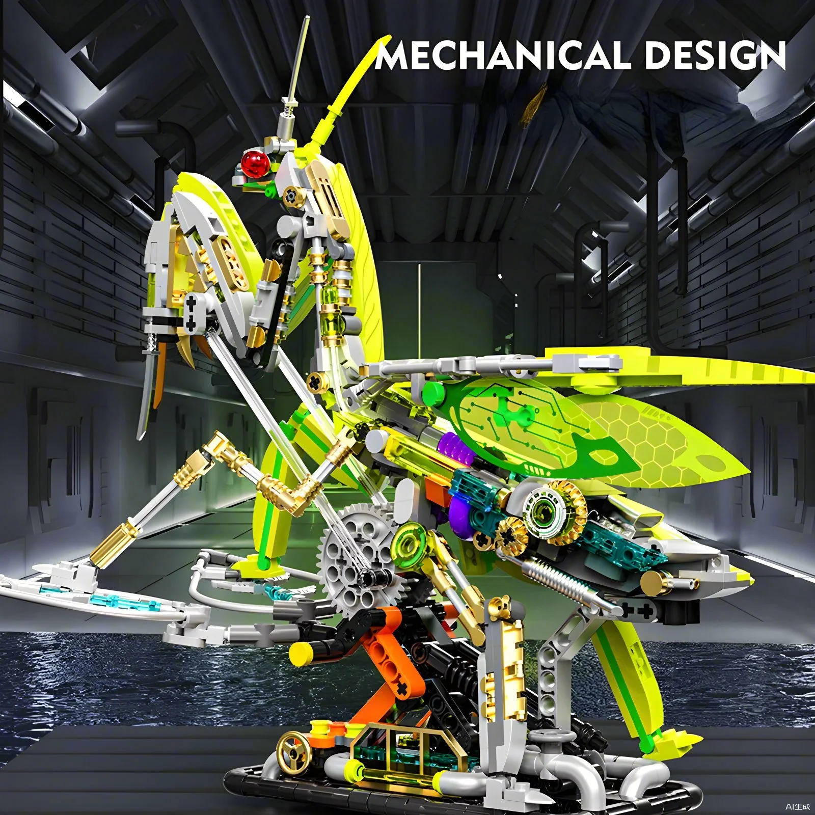 DIY Mantis building blocks sem - Science Toys Diy reseña y precio