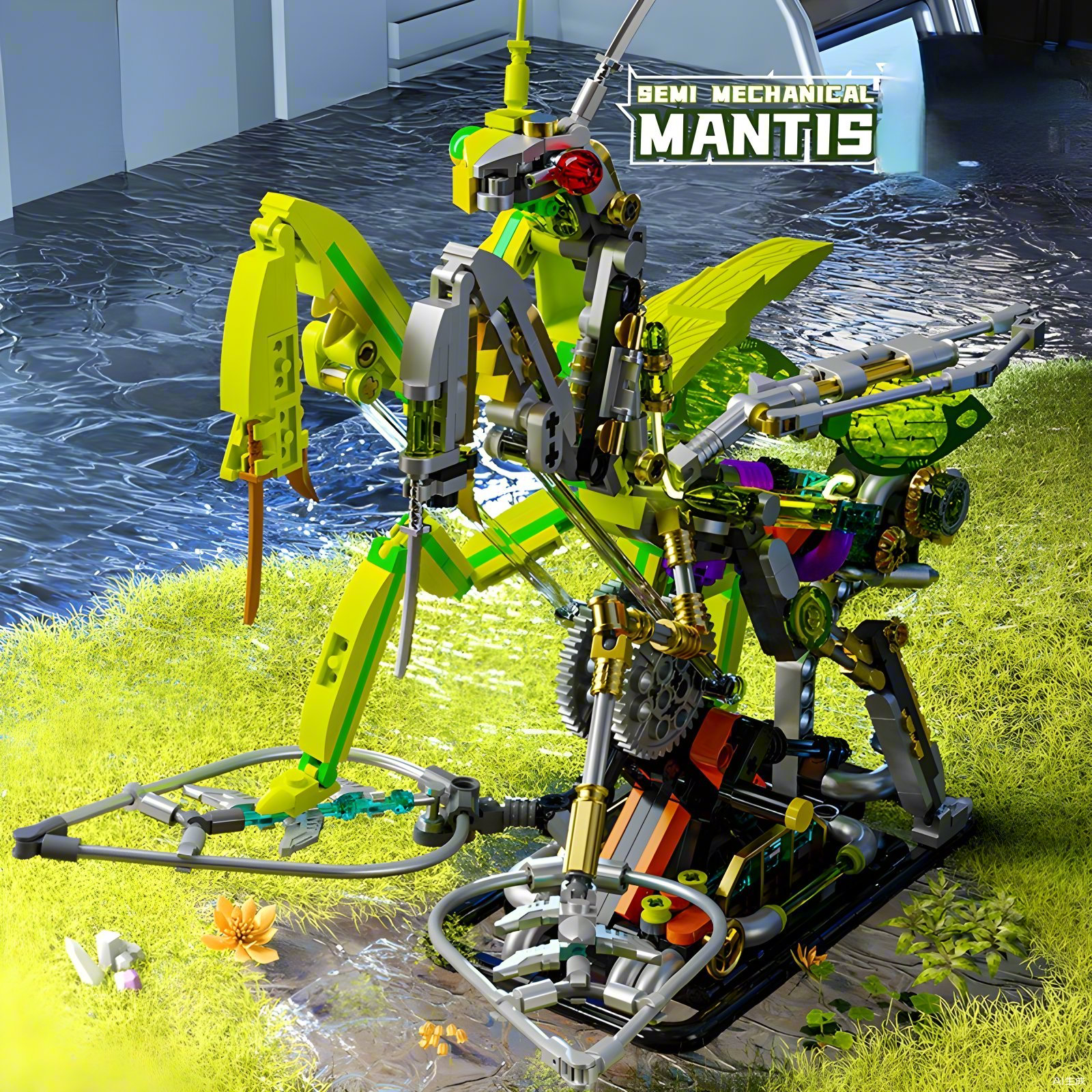 DIY Mantis building blocks sem - Science Toys Diy reseña y precio