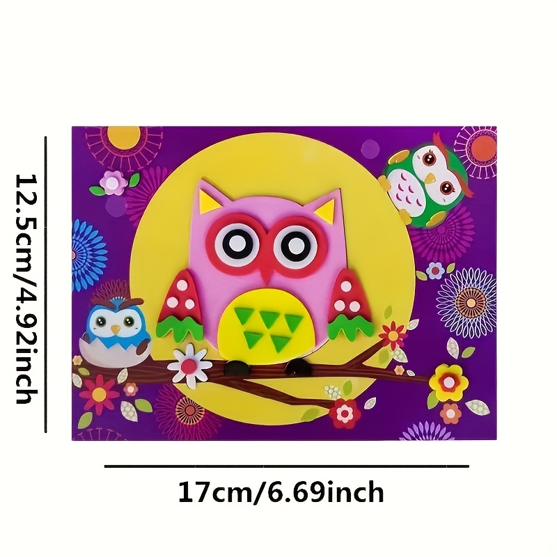 Children's 3D Stickers, 10 Ran - Science Project Diy reseña y precio