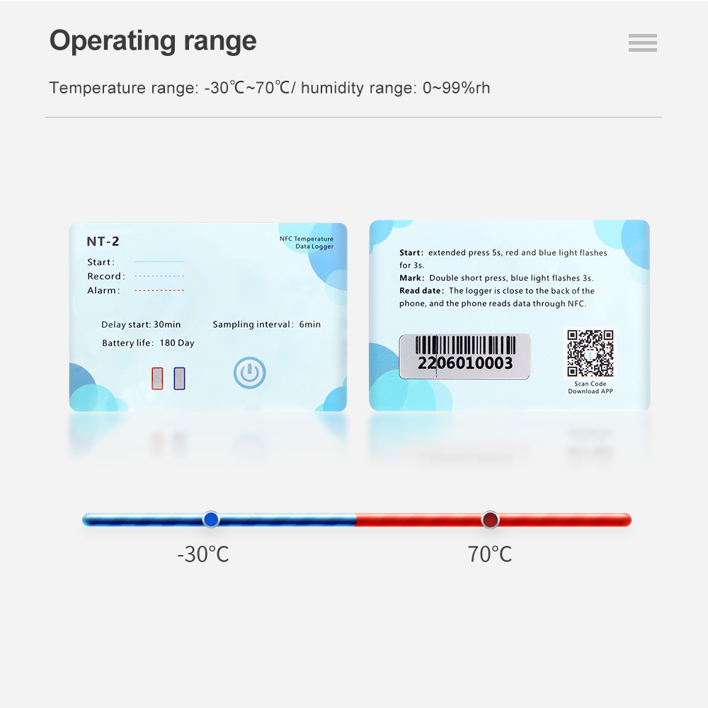 NFC Induction Temperature Logg - Weather Station Indoor reseña y precio