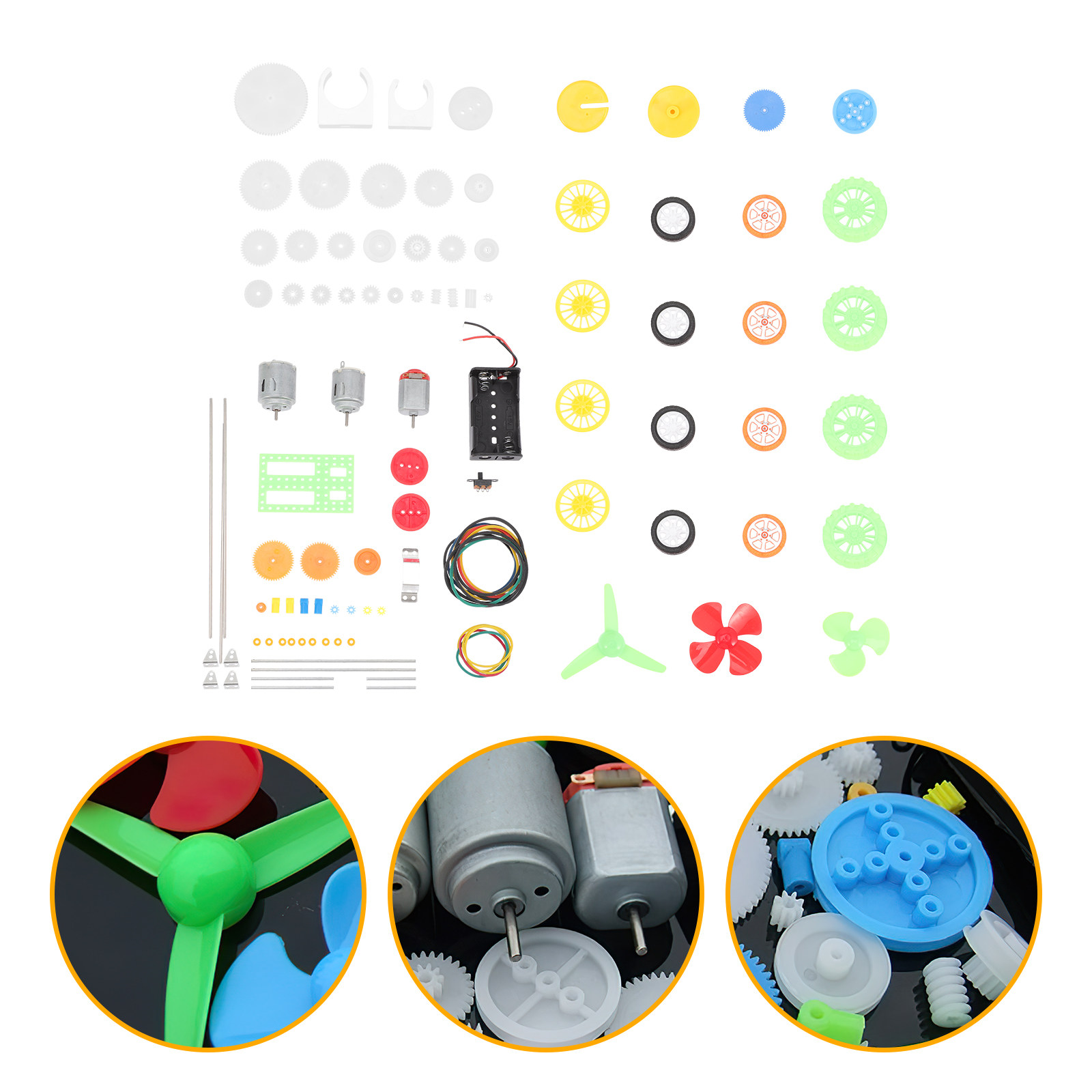 112Pcs Electric Motor Gears Ki - Science Project reseña y precio