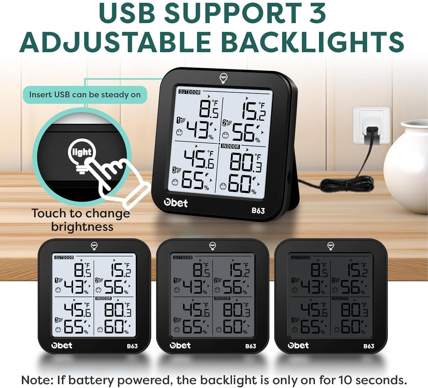 Wireless Weather Station with  - Weather Station Indoor reseña y precio