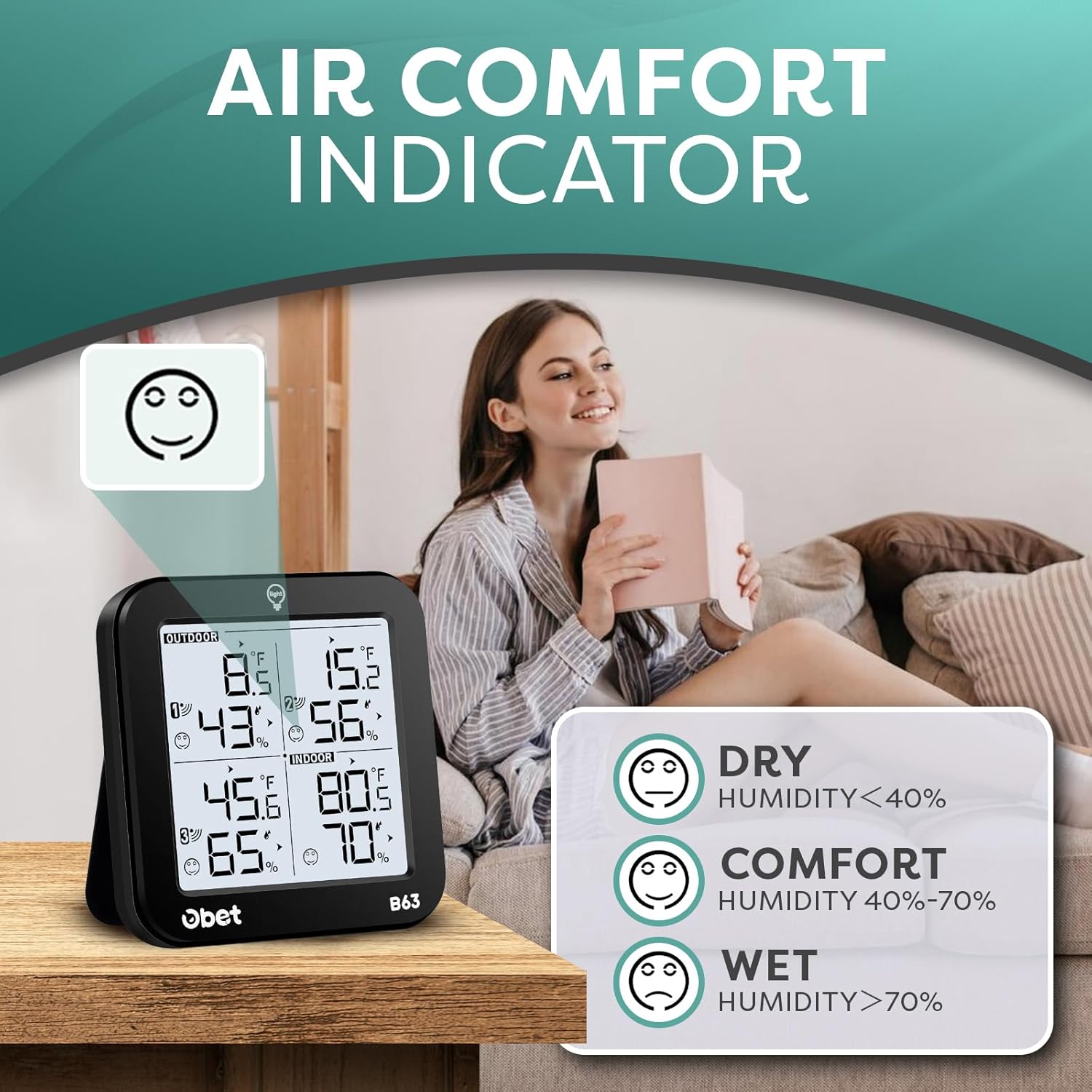 Wireless Weather Station with  - Weather Station Indoor reseña y precio