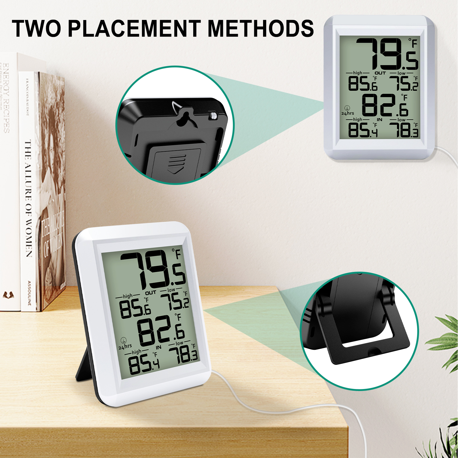MASTFUYI Digital Thermometer I - Weather Station Indoor reseña y precio