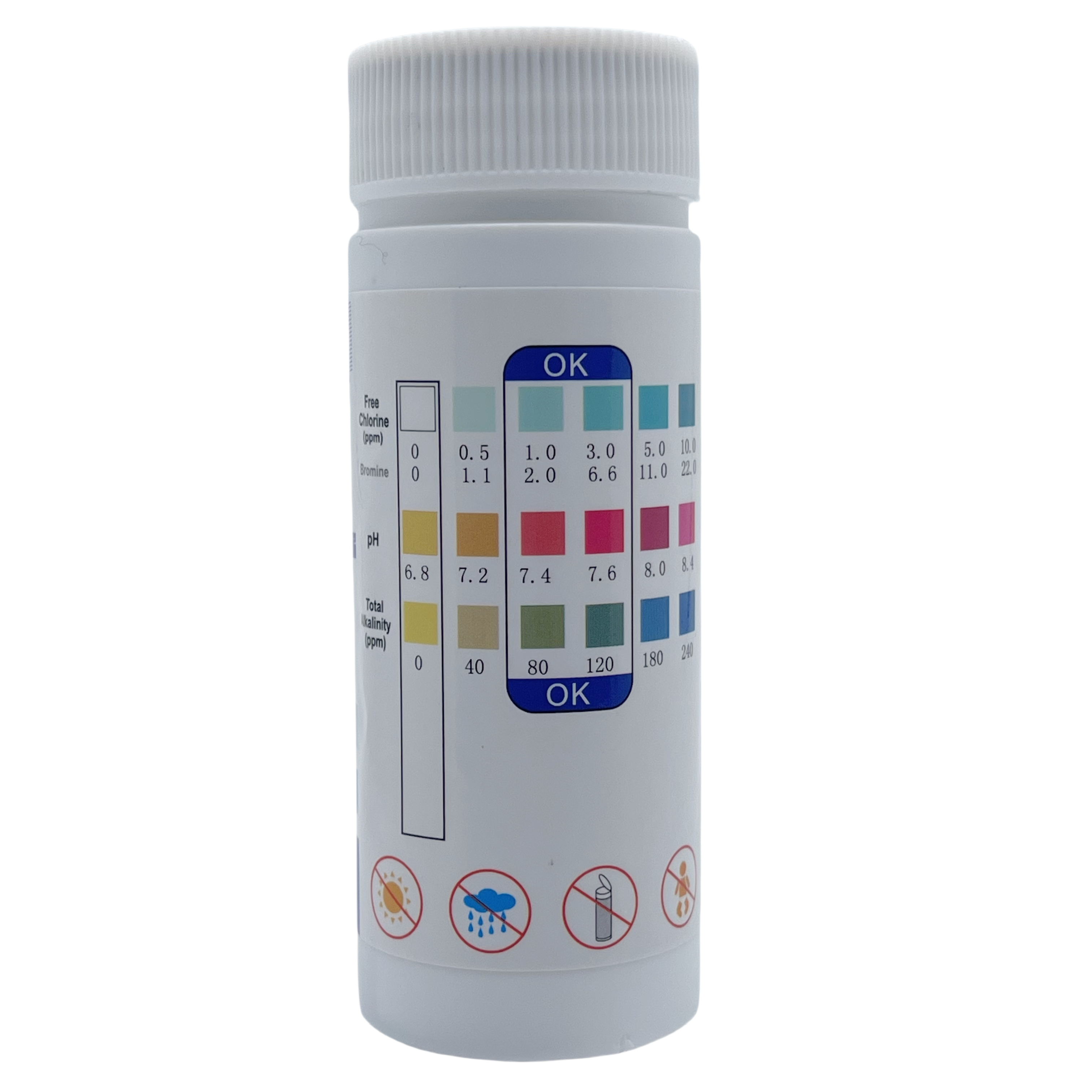 Chlorine PH Test Strips SPA Sw - Ph Strip Test reseña y precio