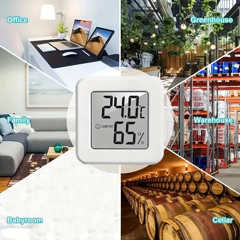 Digital Hygrometer Thermometer - Weather Station Indoor reseña y precio