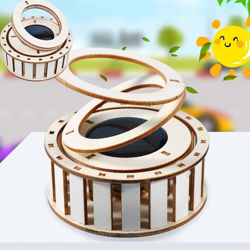 1 PCS DIY Solar Double Ring Ma - Science Toys reseña y precio