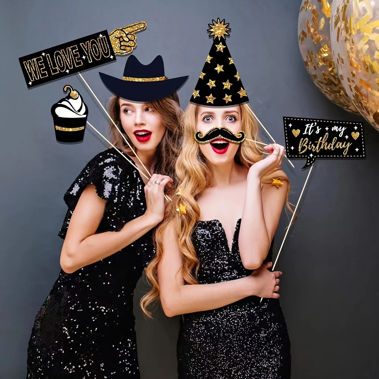 36pcs of Birthday Photo Booth  - Science Of Happiness reseña y precio