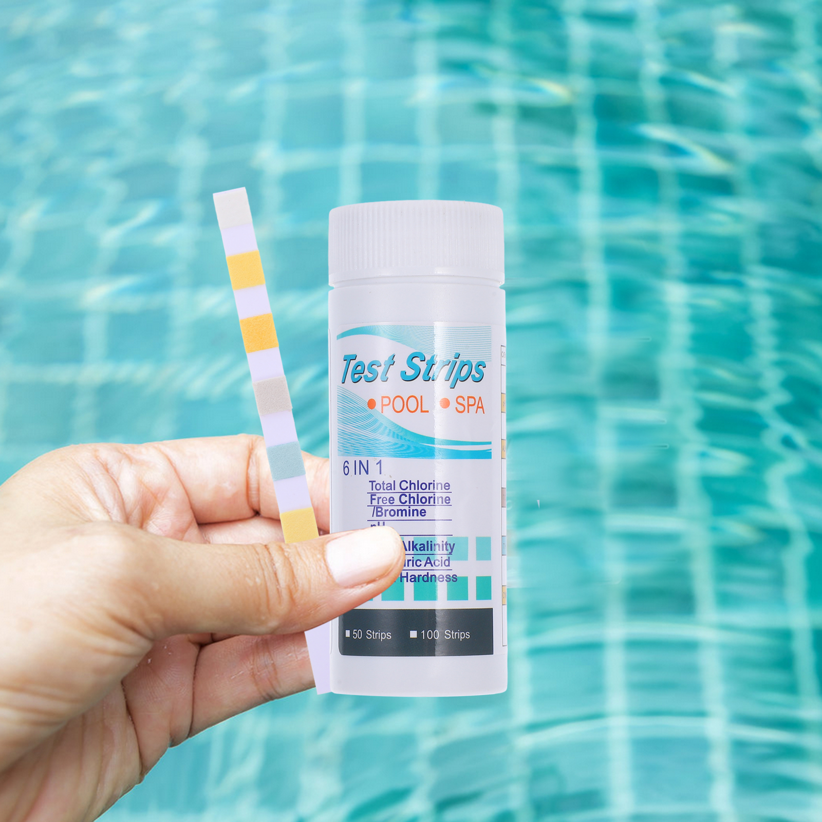 50Pcs Pool PH Test Strips 6 in - Ph Strip Test reseña y precio