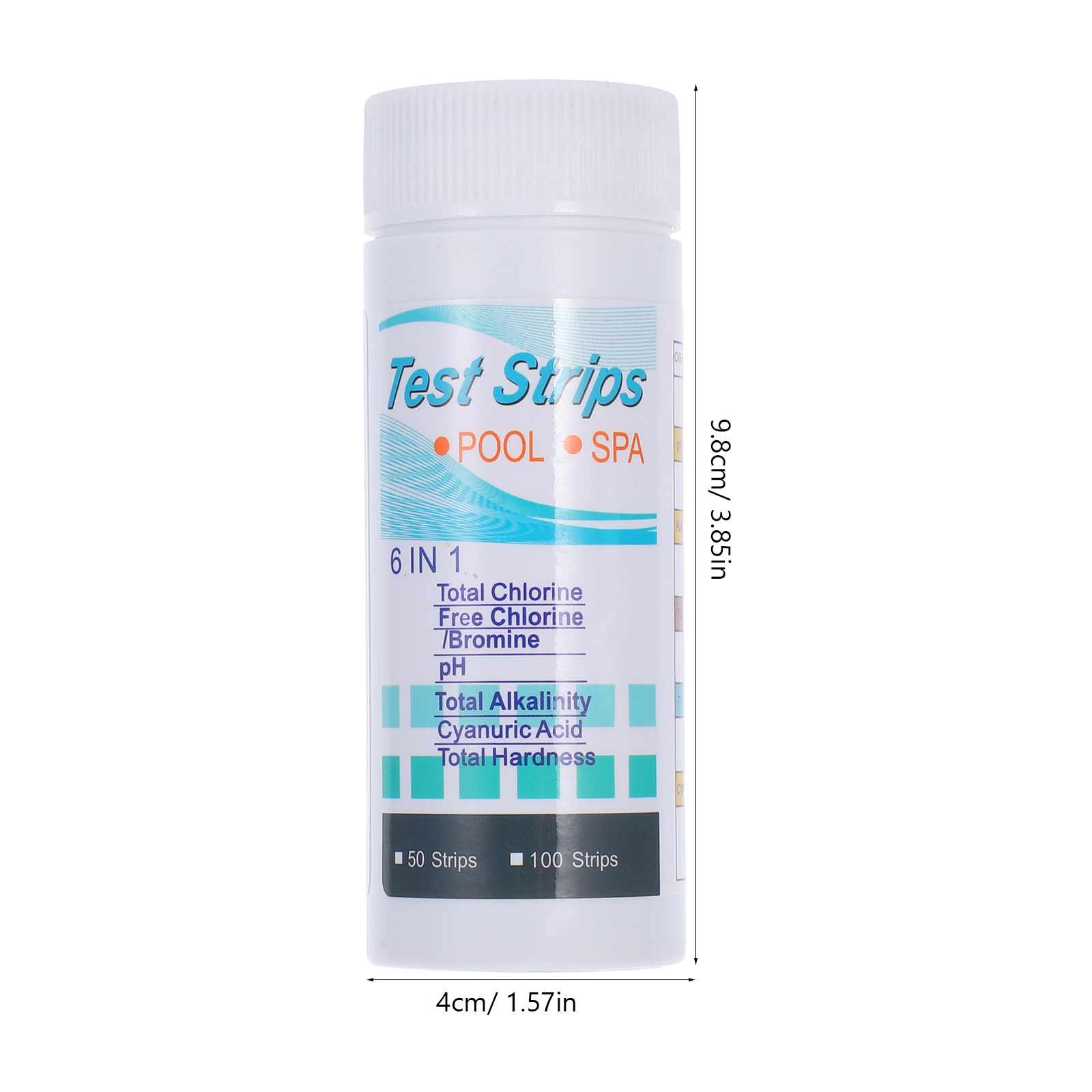 50Pcs Pool PH Test Strips 6 in - Ph Strip Test reseña y precio
