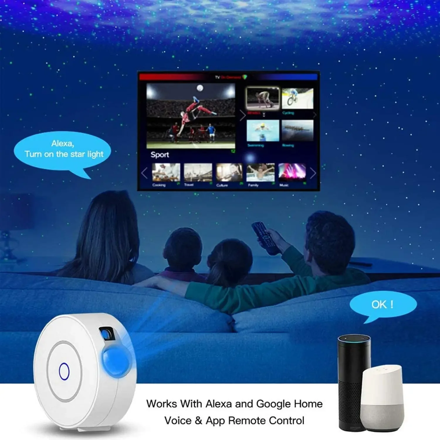 Tuya WiFi Intelligent Aurora G - Planetarium Projector Home reseña y precio
