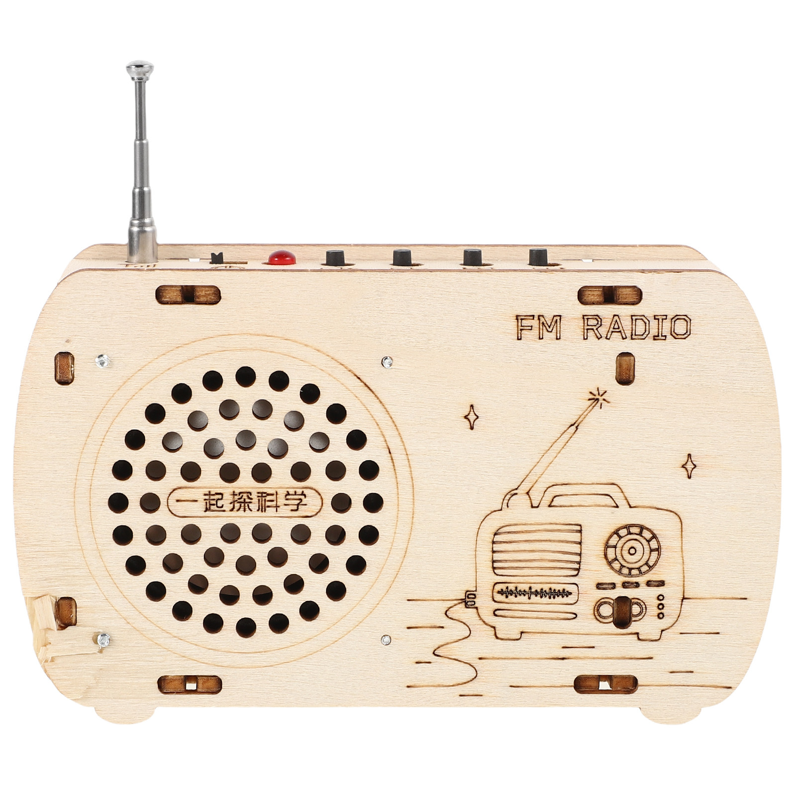 Kids DIY Wooden Assembly Kit E - Science Project Diy reseña y precio