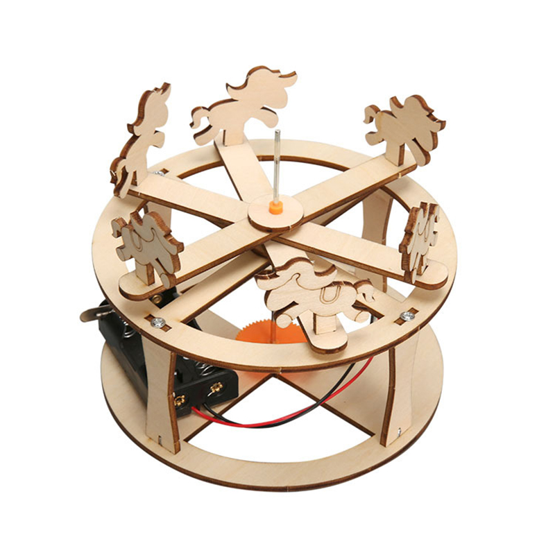 HUAHUABuild Your Own Carousel  - Science Project Diy reseña y precio