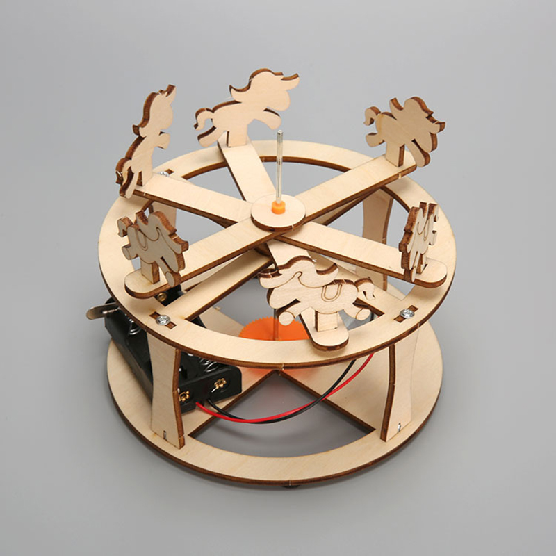 HUAHUABuild Your Own Carousel  - Science Project Diy reseña y precio
