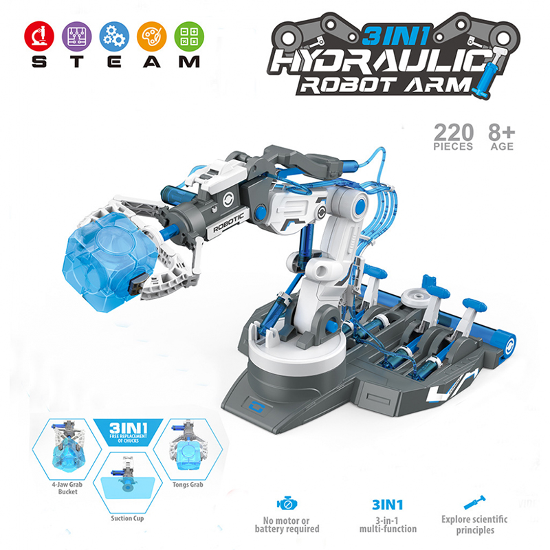 DIY Assembled Hydraulic Mechan - Science Toys Diy reseña y precio