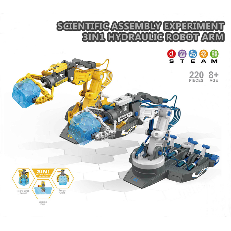 DIY Assembled Hydraulic Mechan - Science Toys Diy reseña y precio