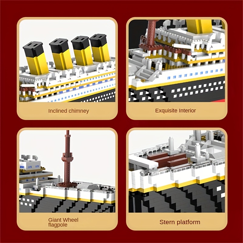 Titanic building block assembl - Science Olympiad reseña y precio