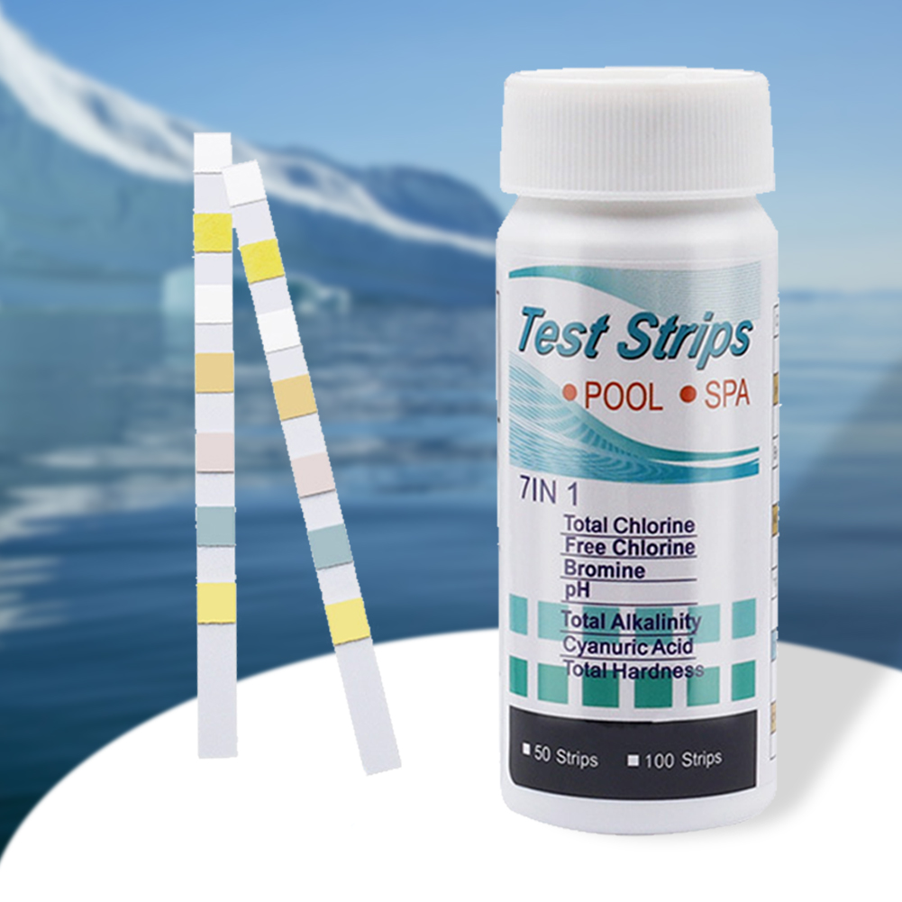 7 in 1 Swimming Pool PH Test P - Ph Strip Test reseña y precio