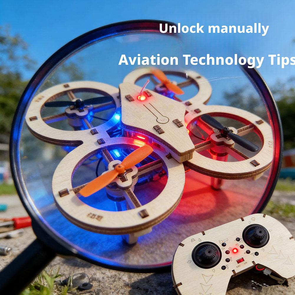 DIY Wooden RC Drone Quadcopter - Science Project Diy reseña y precio