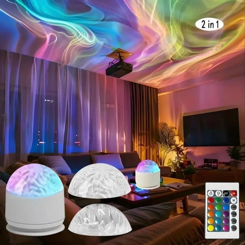 1pcs 2-in-1 Aurora Borealis &  - Planetarium Projector Home reseña y precio