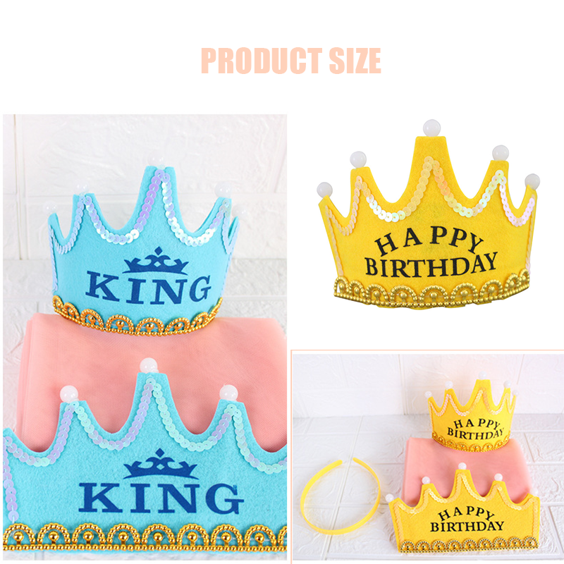 LED Happy Birthday Party Crown - Science Of Happiness reseña y precio