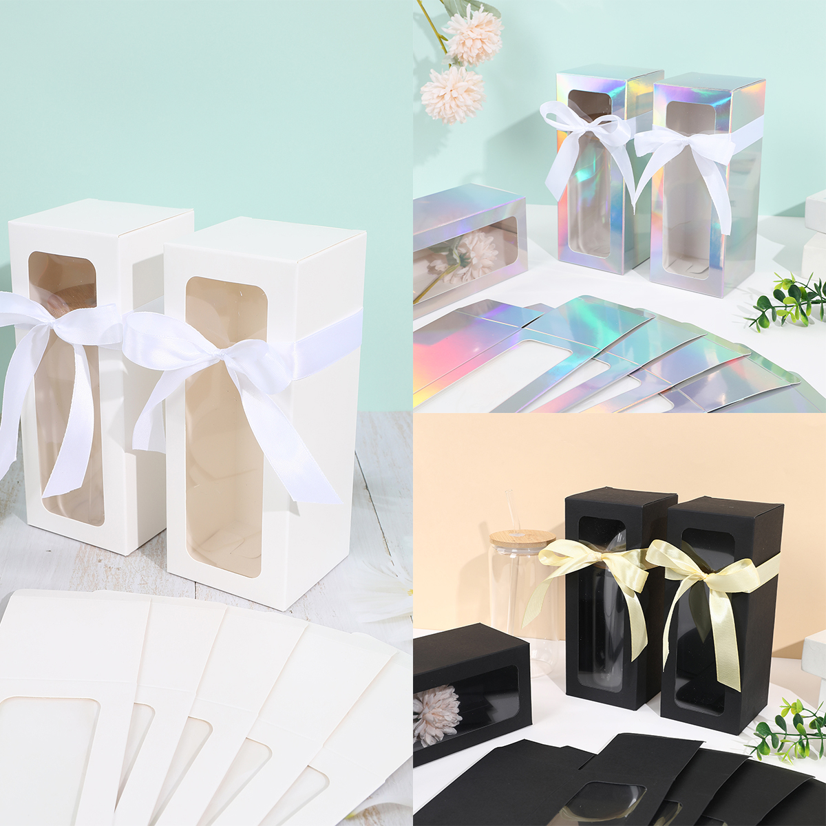 10Pcs Glass Gift Boxes Happy 1 - Science Of Happiness reseña y precio