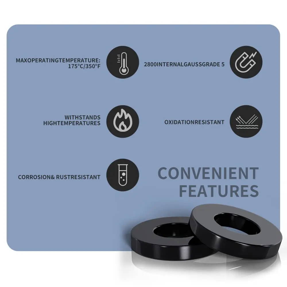 D45-100mm Ferrite Ring Magnet  - Hobby Is Science reseña y precio