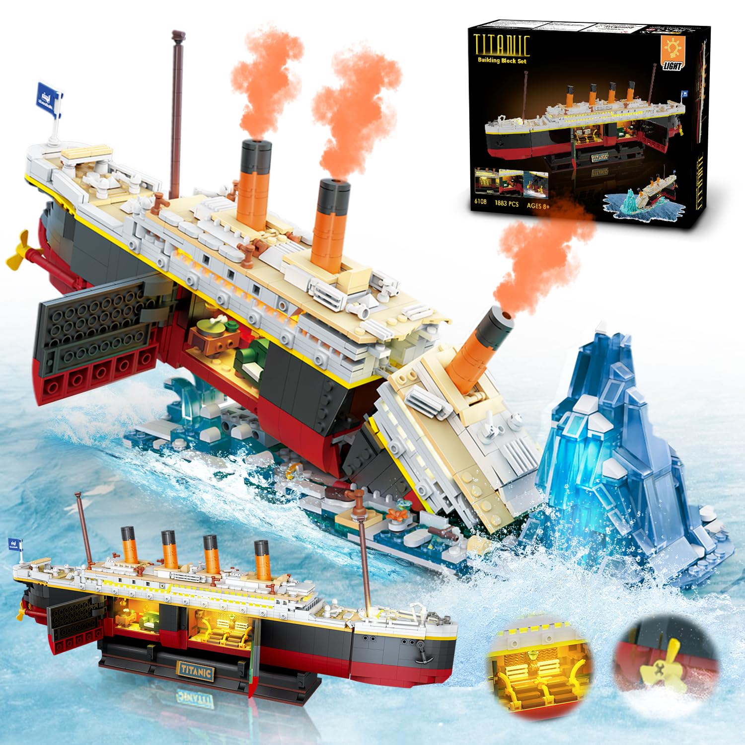 Titanic Building Set with LED- - Science Olympiad reseña y precio