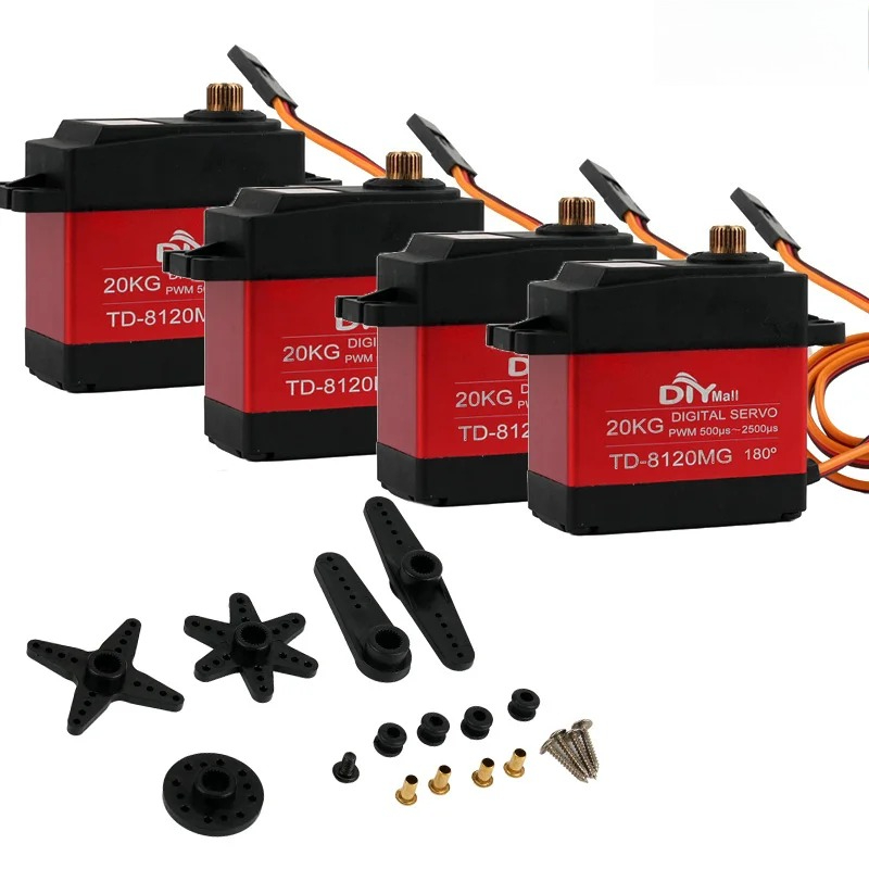 20KG TD-8120MG Large Torque St - Robot Arm Motor reseña y precio