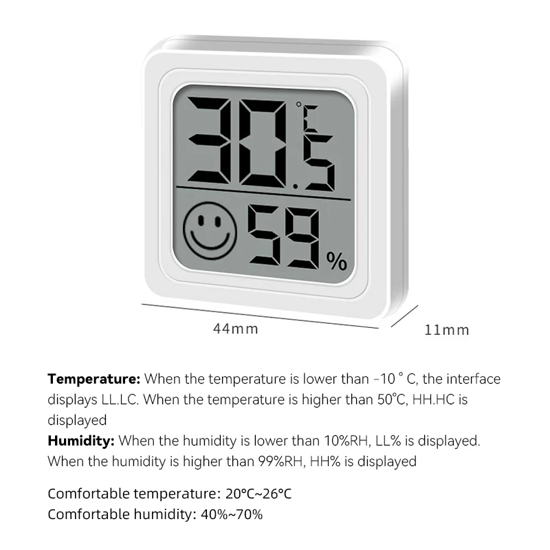 2025 New Mini LCD Digital Ther - Weather Station Indoor reseña y precio