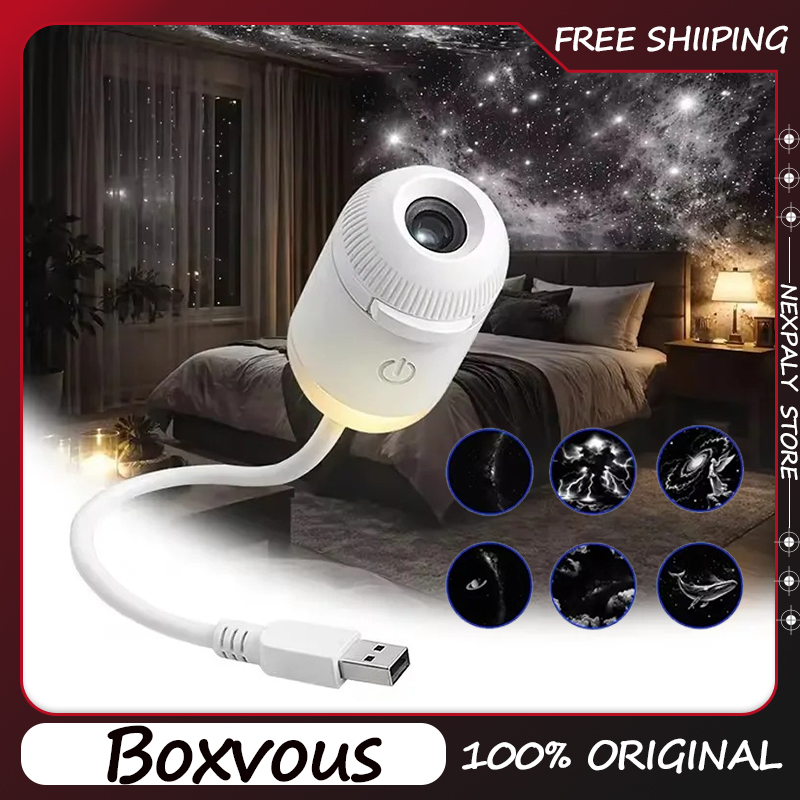 Boxvous Mini Galaxy Star Proje - Planetarium Projector Home reseña y precio