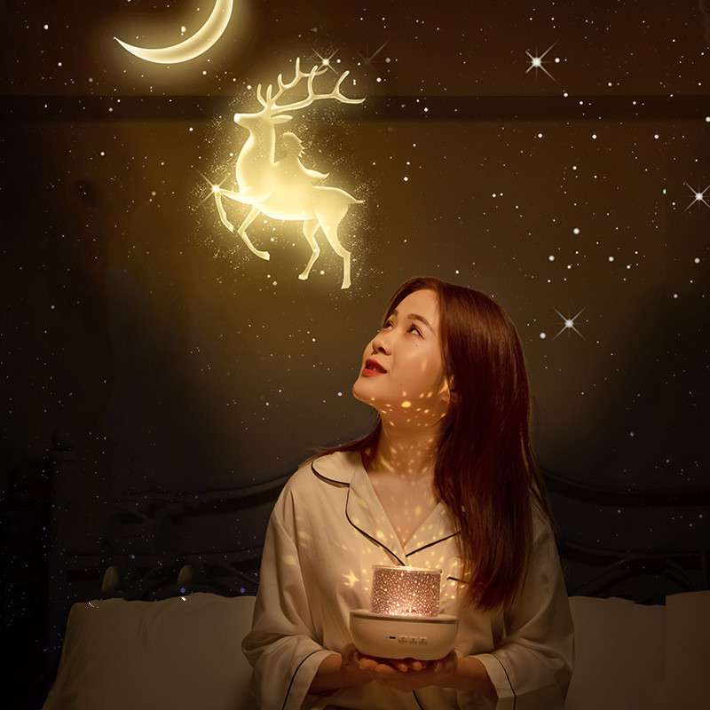 Rotating Sky Moon Lamp Galaxy  - Planetarium Projector Home reseña y precio