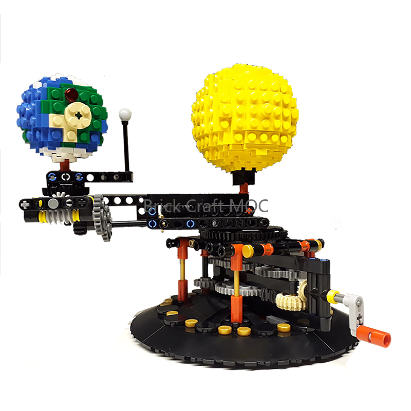 MOC Sun Earth Moon Orrery Buil - Solar System Orrery reseña y precio