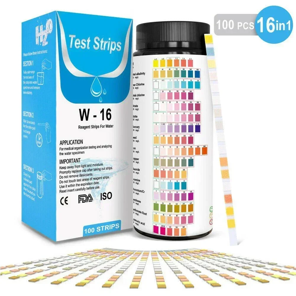 16 In 1 Drinking Water Test Ki - Ph Strip Test reseña y precio