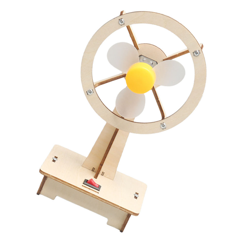 1Set Wooden Fan DIY Assembly M - Science Toys reseña y precio