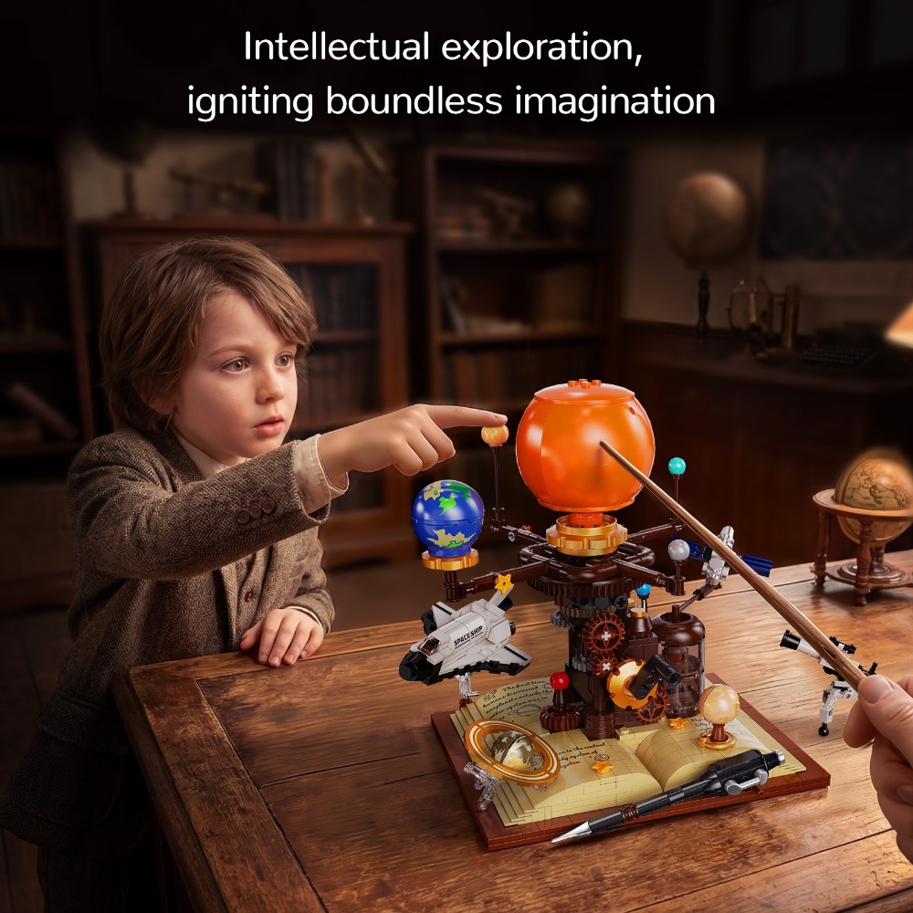 672pcs Solar System Orrery Bui - Solar System Orrery reseña y precio