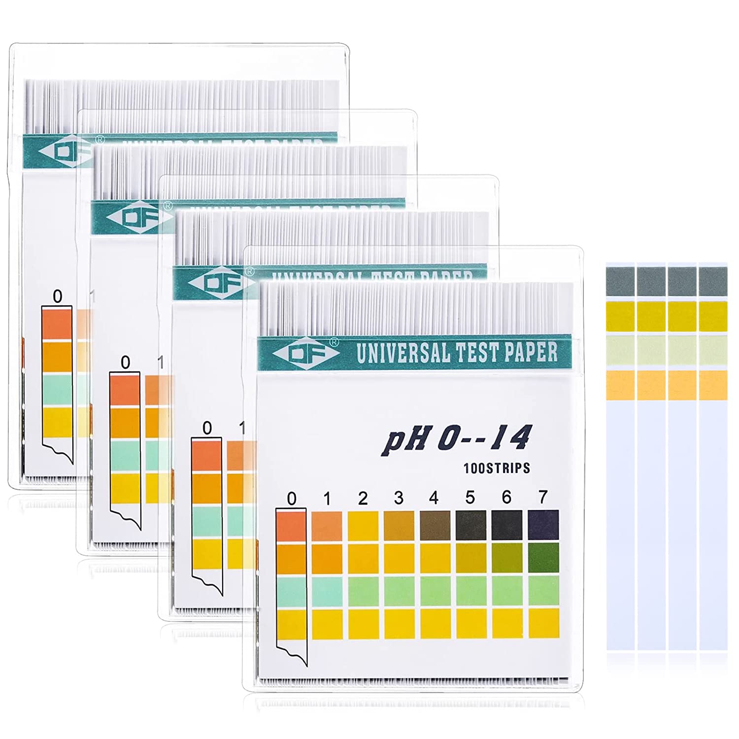 100 Strips 0-14 PH Alkaline Ac - Ph Strip Test reseña y precio