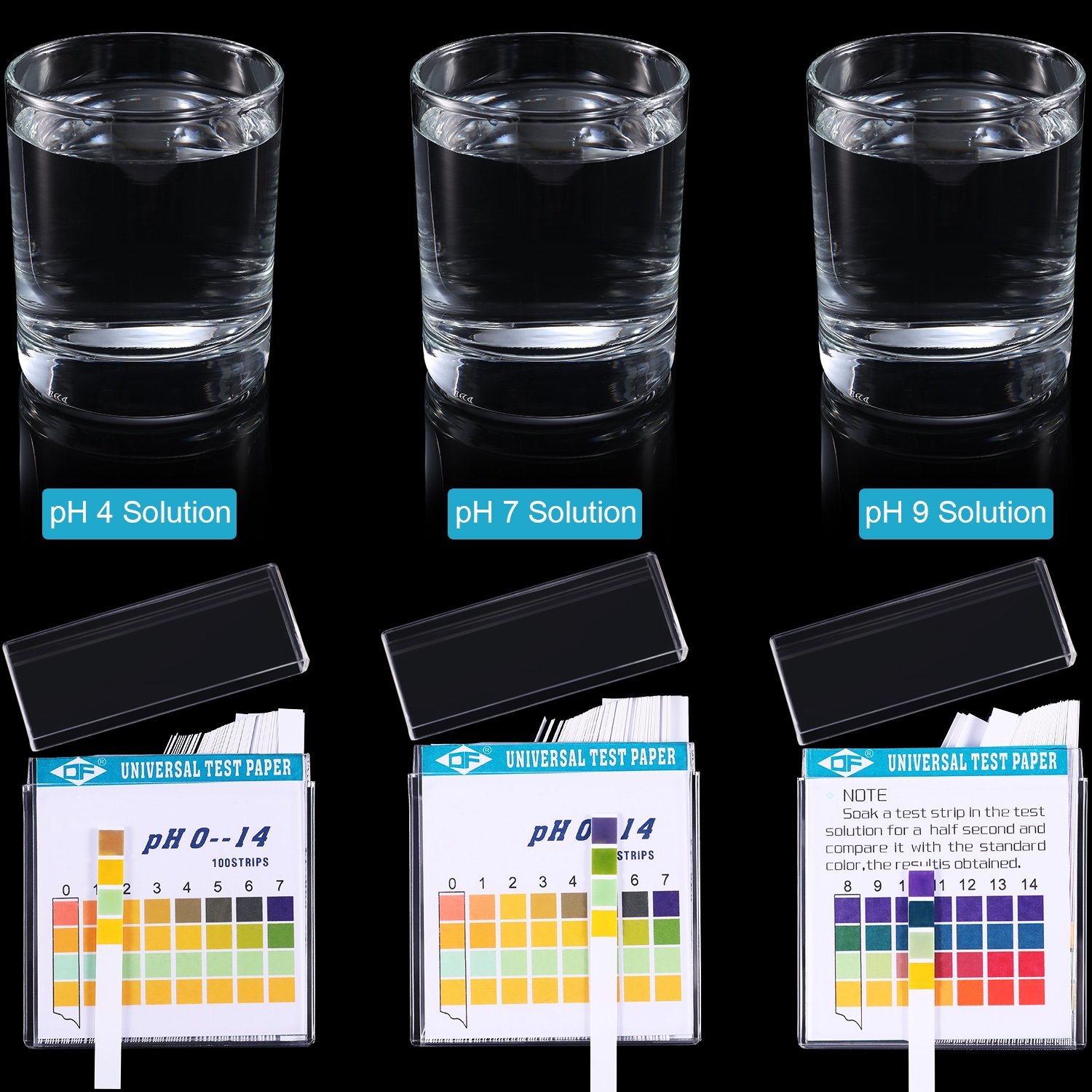 100 Strips 0-14 PH Alkaline Ac - Ph Strip Test reseña y precio