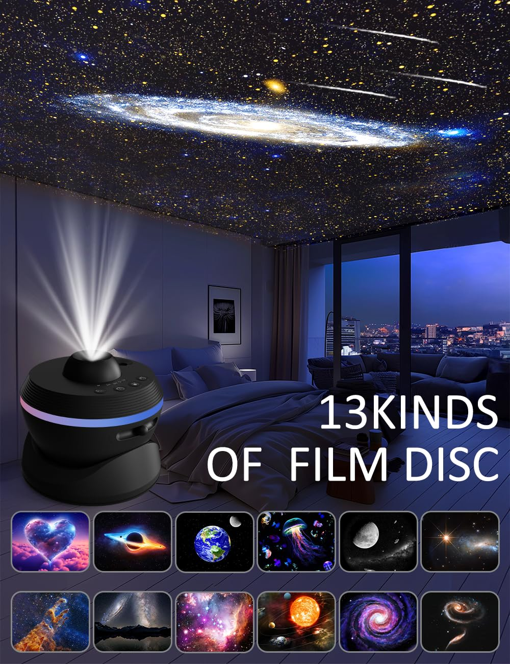 13 in 1 Galaxy Star Projector  - Planetarium Projector Home reseña y precio