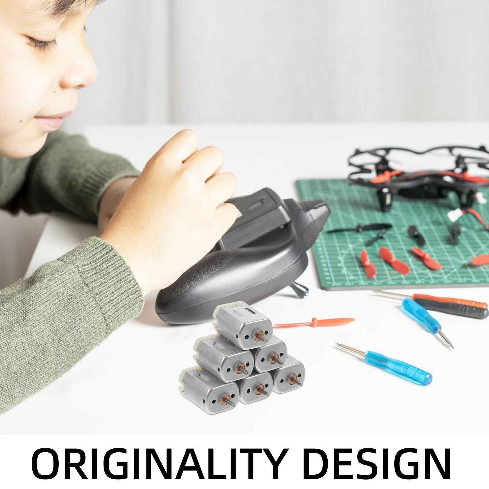 6Pcs DIY Train Motor Set Dc El - Science Project Diy reseña y precio
