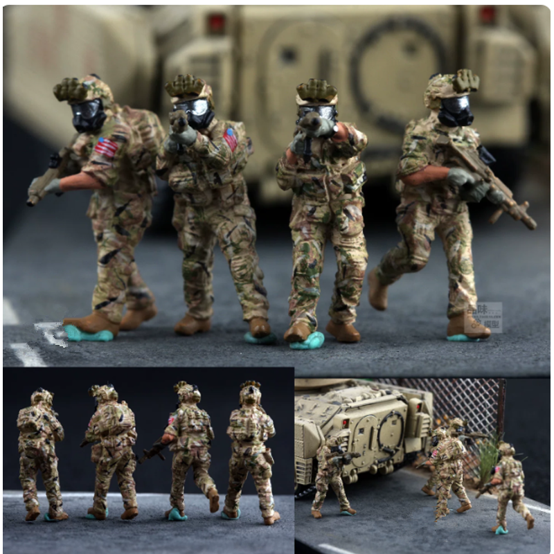 1:72 Model Painted 4 Pcs Moder - Science Bob reseña y precio