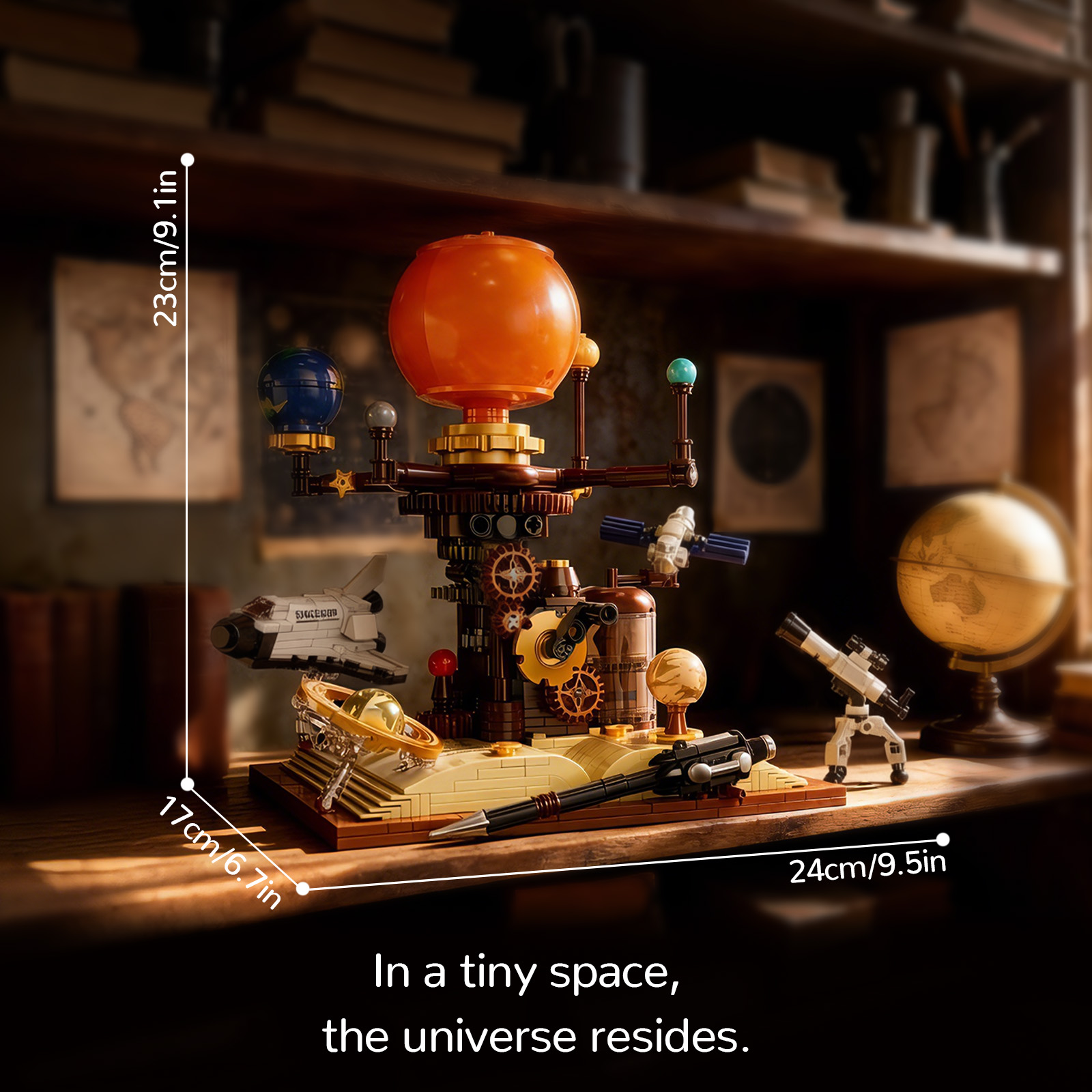 Solar System Model Building Bl - Solar System Orrery reseña y precio